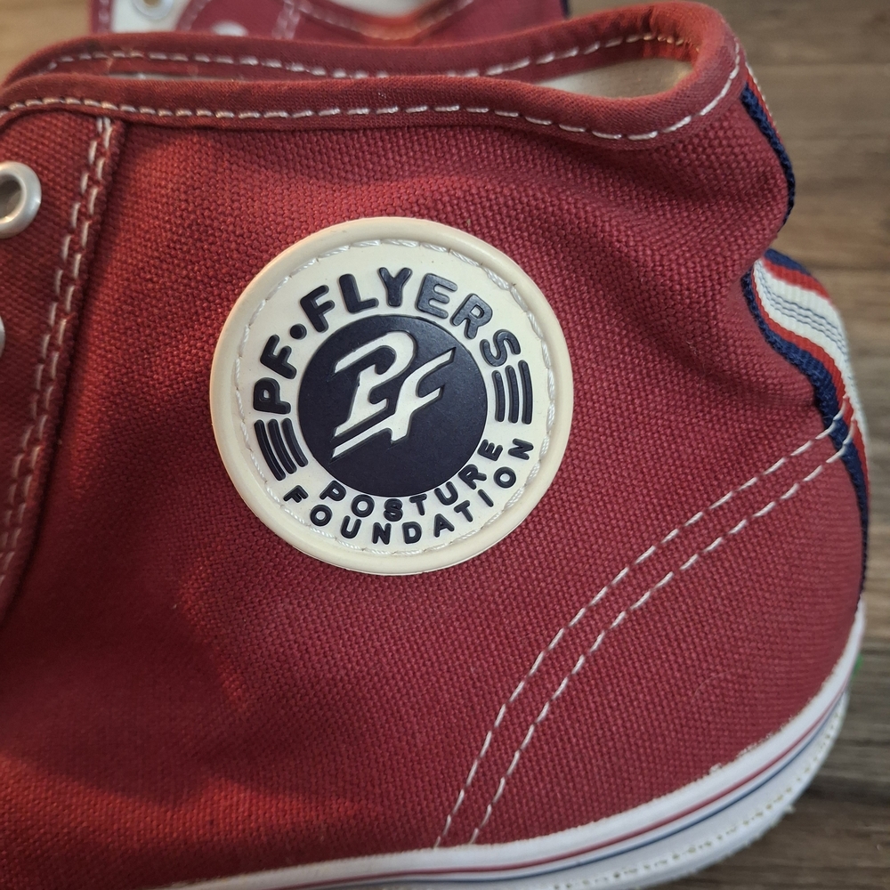 P.F. Flyers Red High-Top Sneakers